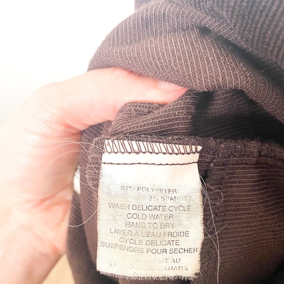 Vintage 80s Corduroy Mid Rise Flare Pants - Picture 2 of 7